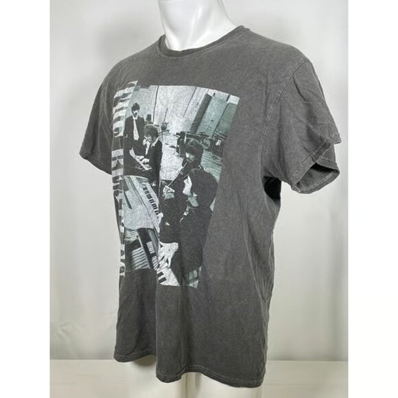 The Beatles Other - The Beatles Recording Studio Photo Graphic Print Gray T-Shirt Men's MEDIUM